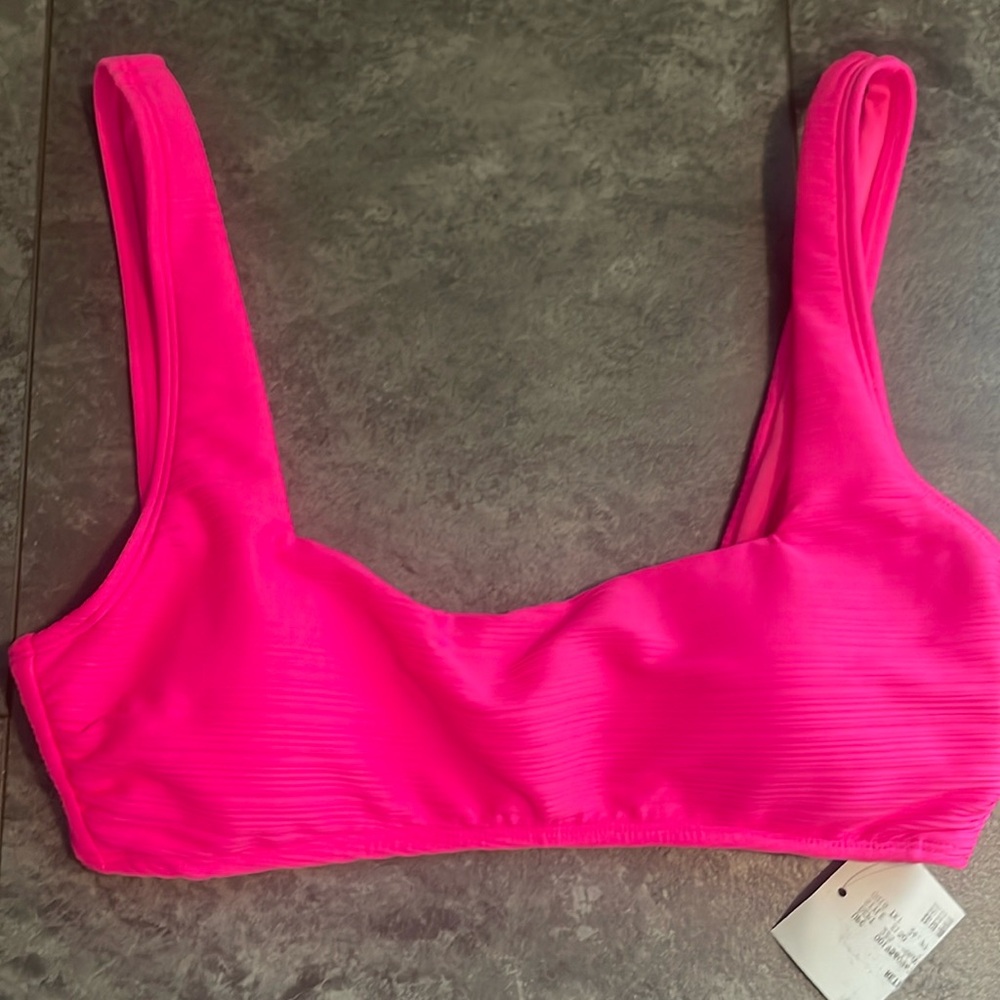 NWT Hot 💓Pink SwimSuit Salt and Cove Top XLarge